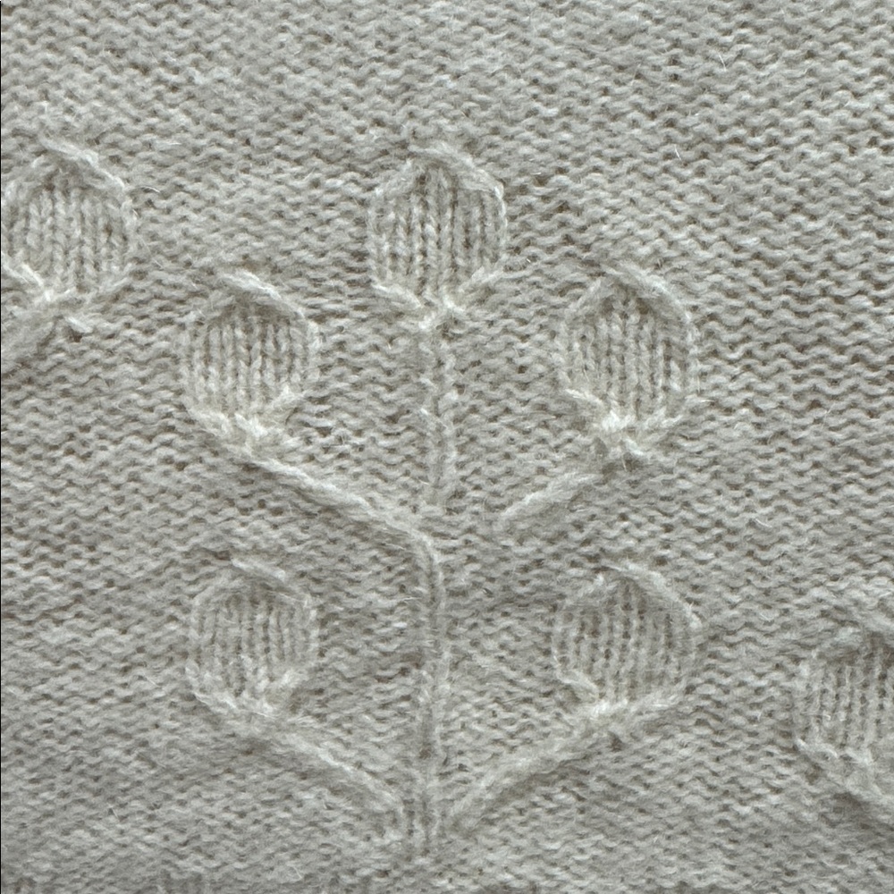 Cottagecore Wool/Mohair Cropped Sweater - Picture 6 of 6